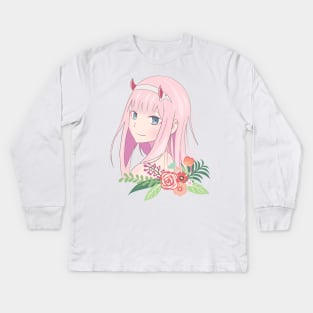 Zero Two Kids Long Sleeve T-Shirt